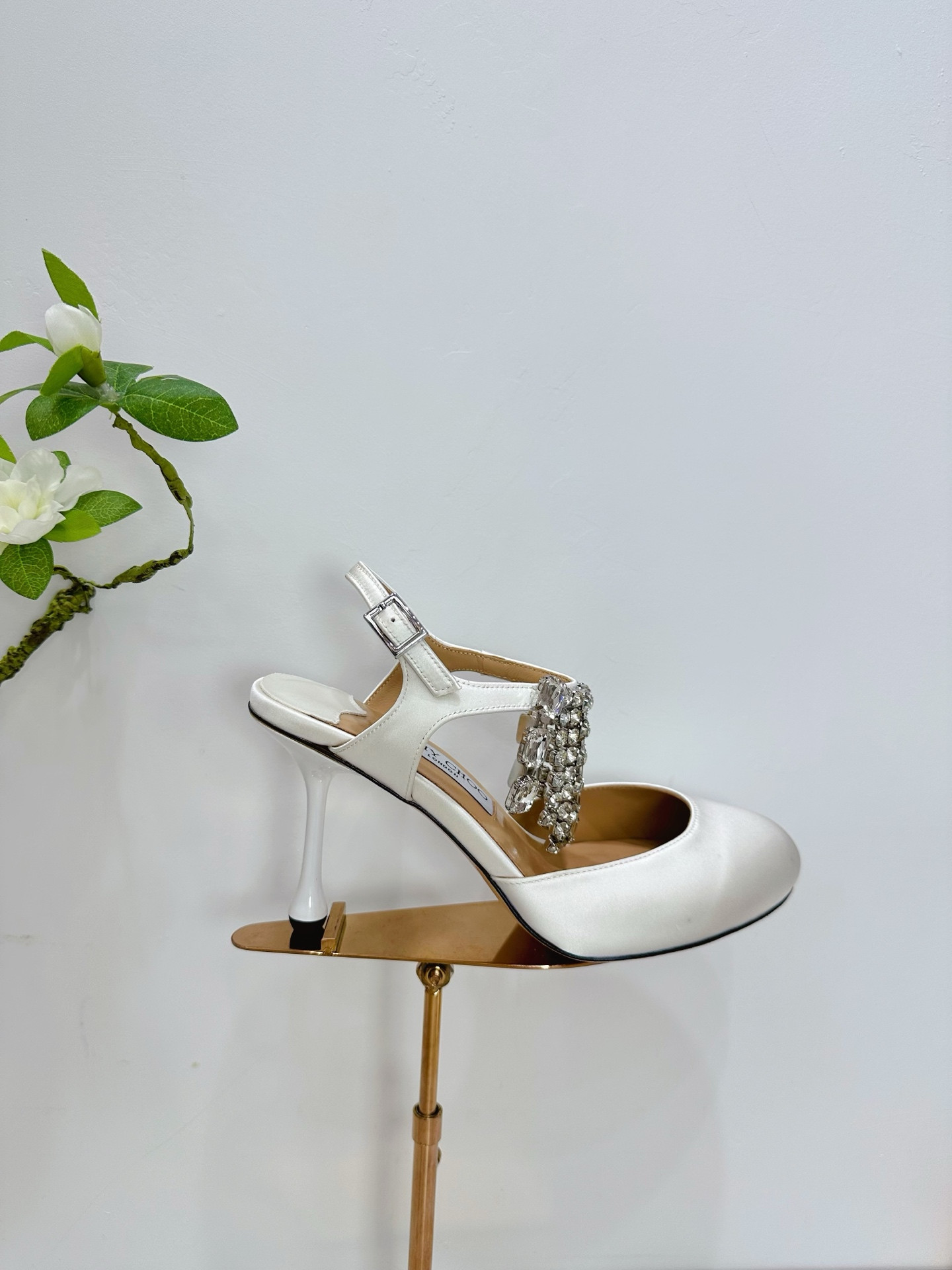 UA J1m*y Ch00 Verity Glitter Slingbacks 8.5cm