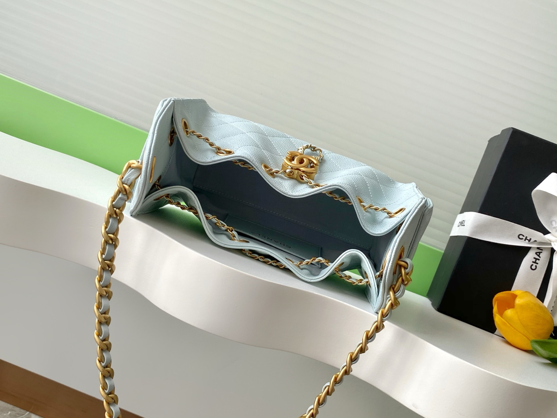 Ch**el 25C Bucket Bag 20x22x12.5cm