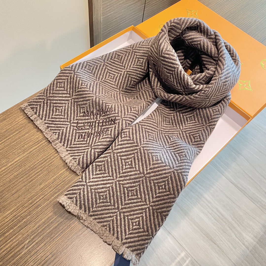 L0vis Vvtt0n scarf 35x200cm 100% cashmere