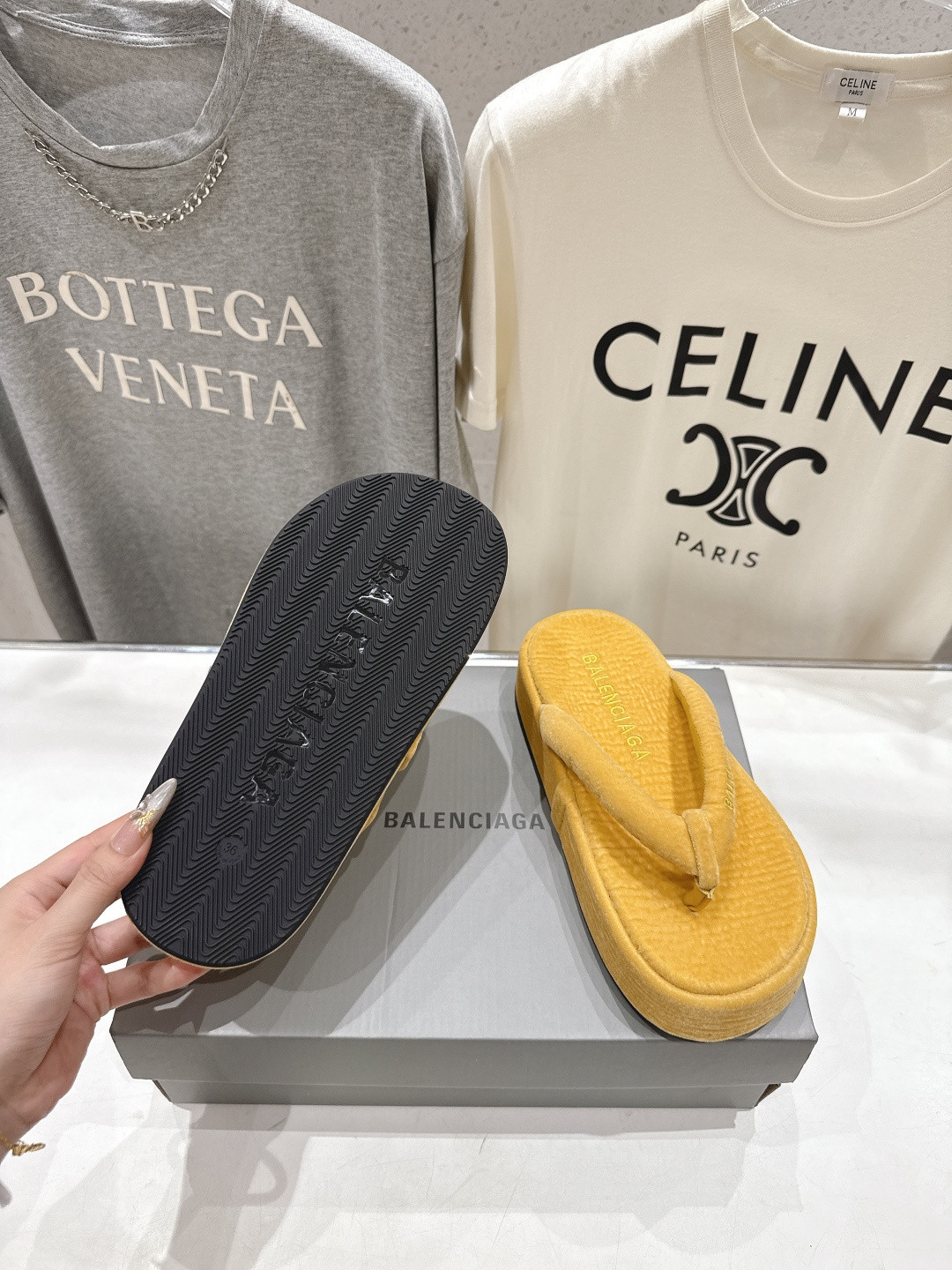 UA Ba1en*iaga Jet Lag Thong Slides