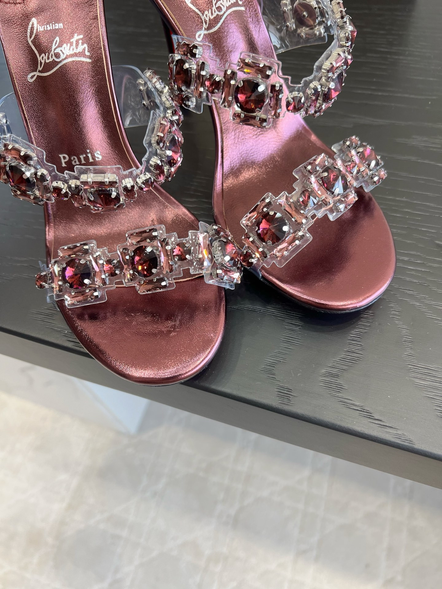 UA Chr1st1an Louboutin Just Jewel Slides