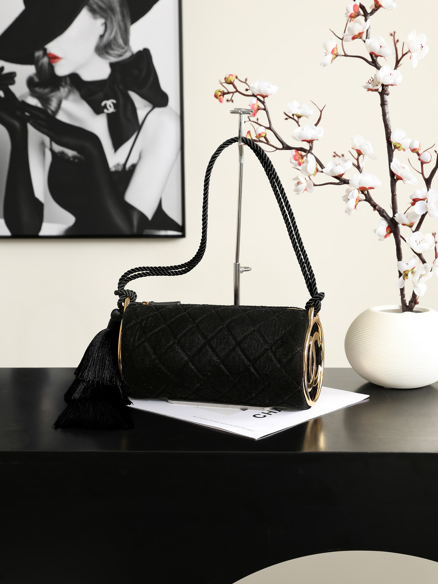 Ch**el Clutch with Strap AP5310 12x23x12cm