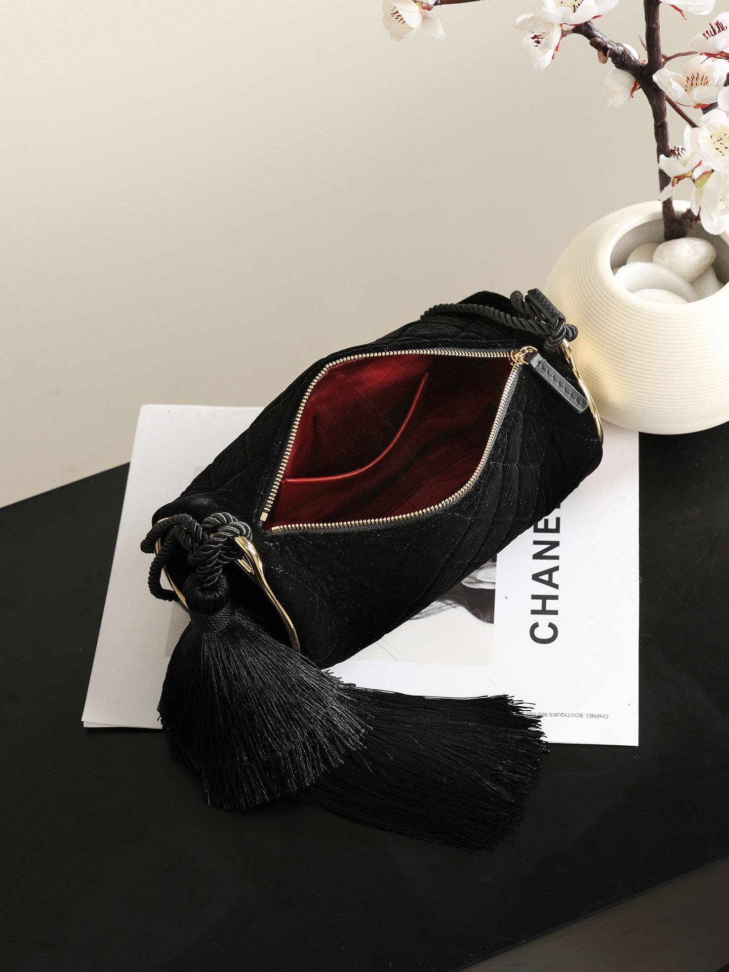 Ch**el Clutch with Strap AP5310 12x23x12cm