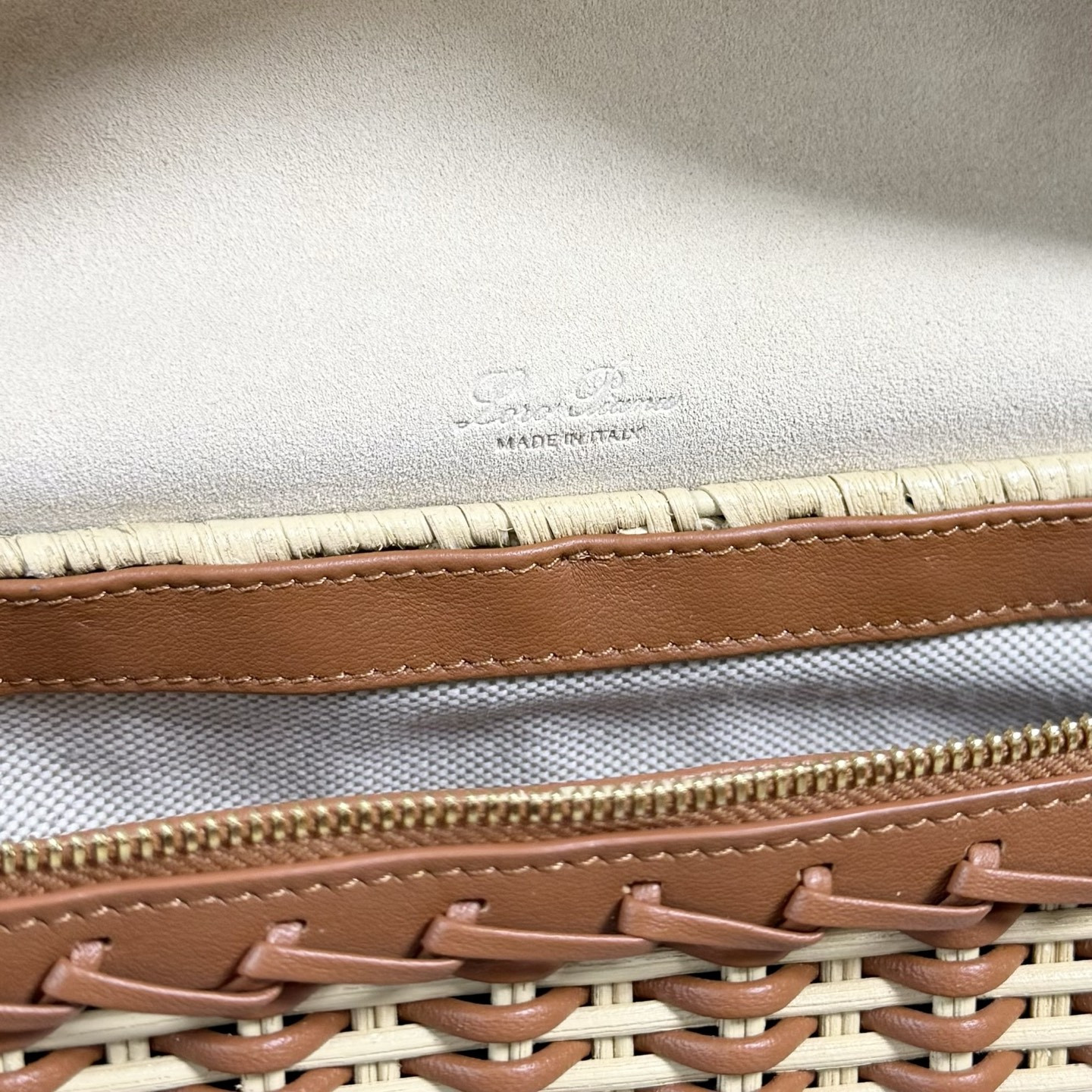 L0r0 P1ana Extra Pocket L19 East-West wicker 19x12x7cm