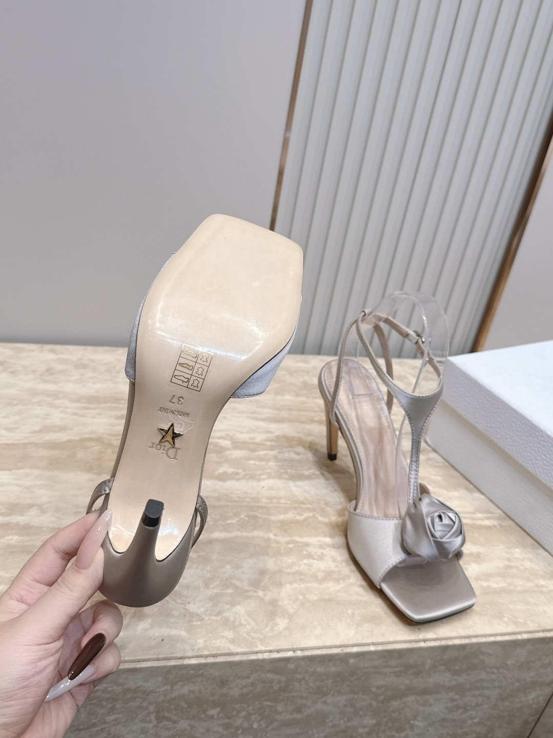 UA D10r Rose Heeled Sandal 8.5cm Heel