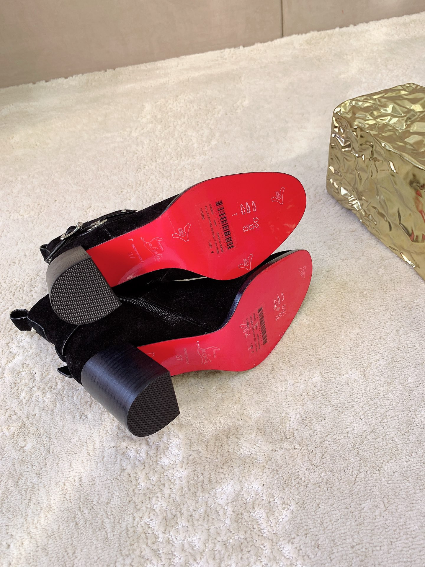 UA Chr1st1an Louboutin Dianouchette 70 mm Low Boots